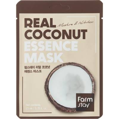 Farmstay Real Coconut Essence Mask - Текстилна маска с екстракт от кокос 1бр/23мл