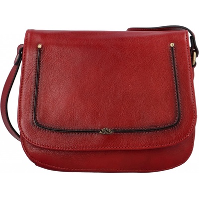 Katana dámska kožená crossbody kabelka Versa hnedá