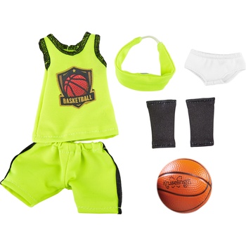 Kruselings Комплект дрехи за кукла Kruselings - Баскетболен екип (KR126864)