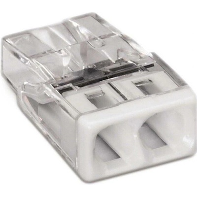WAGO Spojovací svorka bezšroubová - 2 vodičů 10x5,8x16,7mm