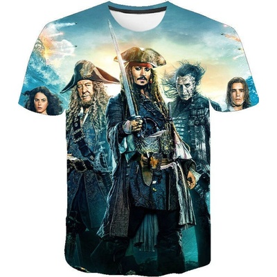 Detské tričko Jack Sparrow Piráti z Karibiku 5