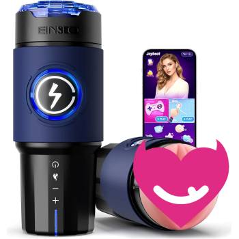 SuperLove Realistic AI Sync Heating & Thrusting Masturbator with App