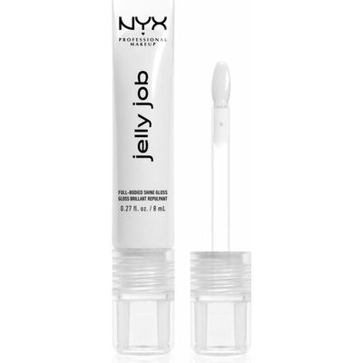 NYX Professional Makeup Jelly Job žiarivý lesk na pery so zväčšujúcim efektom Just Jelly 7,5 ml