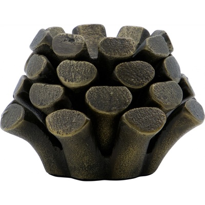 House Doctor Kovový svietnik Pine Cone Antique Brass