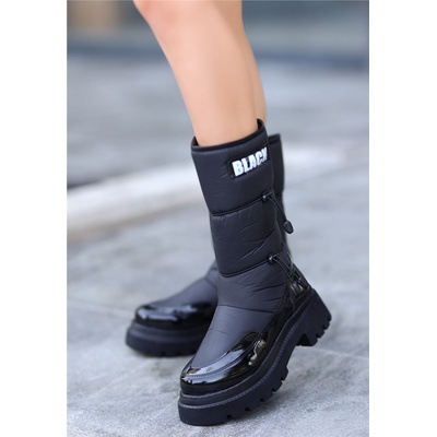 Erbil Shoes Дамски боти за сняг - Черни #407205 (407205_Черно)