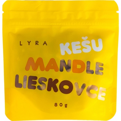 Lyra Kešu Mandle Lieskovce 80 g