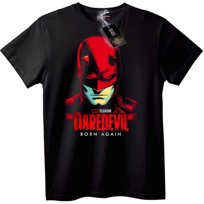 NOONEBRAND Тениска Marvel Daredevil Роден отново - 6XL, Black