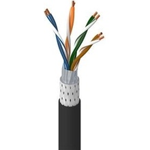 Belden 74002PU.01305 průmyslový cat.5E, SF/UTP, AWG26, licna, PUR HF plášť, IP67, cívka, 305m, černý