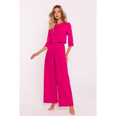 M798 kombinéza s dvojitým topom fuchsia