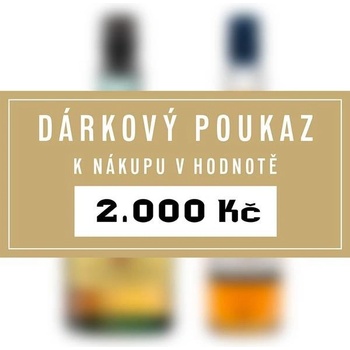 Dárkový poukaz 2000 Kč