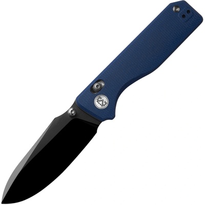 Miguron Knives Vane II 3.25 Satin M390 With DLC Blade Blue Micarta Handle MGR825ABU