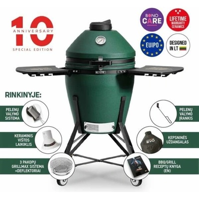 Kamado Bono ZALGIRIS EVO 22, zelený, 79 cm