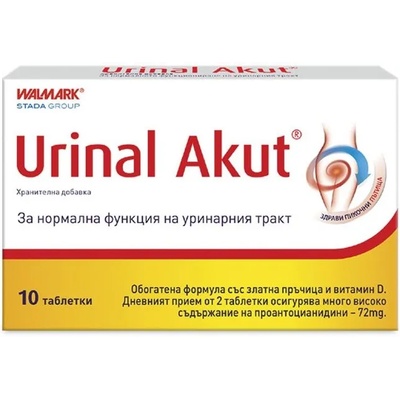 STADA Urinal Akut, 10 таблетки, Stada (8596024018210)