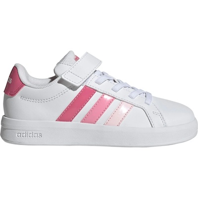 adidas Детски маратонки adidas Kid's Grand Court 3.0 Sneakers - Ftwr White / Pink Fusion / Bliss Pink - размер 31, 5 (EU) (702-5501-0817)