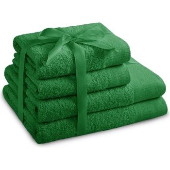 Restilo Зелени памучни хавлии и кърпи за баня в комплект от 4 бр. от тери Amari - Restilo (120010873)