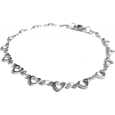 Steel Jewelry náramek srdičkový z chirurgické oceli NR180122