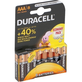 Duracell Basic AAA 8ks 42323