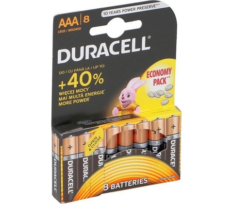 Duracell Basic AAA 8ks 42323