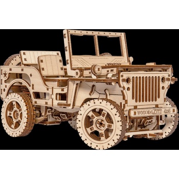 Wooden City 3D mechanické puzzle Jeep 4x4 569 ks WR309