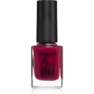 Dermacol 5 Day Stay дълготраен лак за нокти цвят 54 Romance 11ml