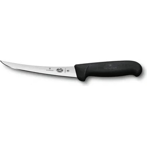 Victorinox Кухненски нож Victorinox Fibrox за обезкостяване, извито острие, 150 мм, черен (5.6603.15)