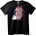 NOONEBRAND Тениска с Китаристка с розова татуировка - 2XL, Black