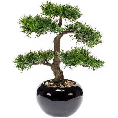 Umelý Bonsai Céder v kvetináči, 34cm