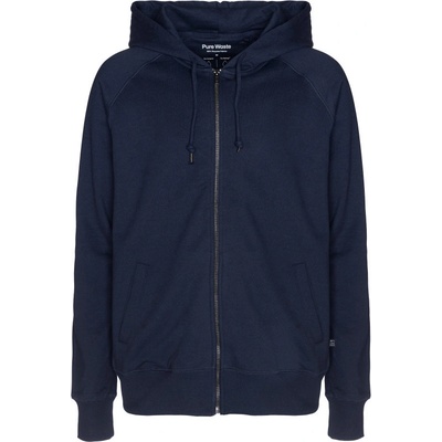 Pure Waste mikina s kapucí HJUB na zip unisex COT74HJUBads13-solid navy