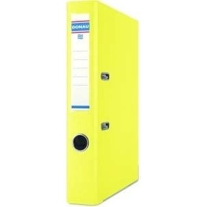 DONAU Premium 2-ring binder A4 50mm yellow (3955001PL-11)