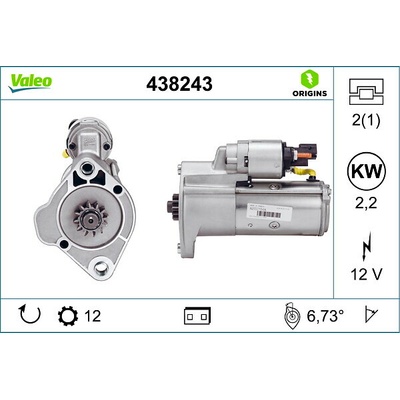Štartér VALEO 438243