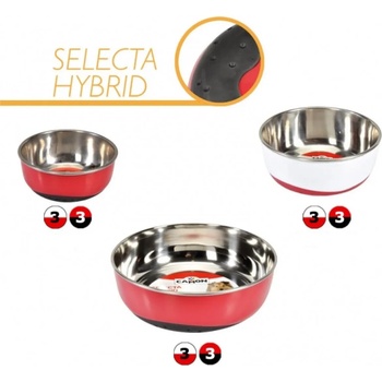 Camon Selecta Hybrid - метална купичка за храна и вода за кучета 20 см. , 1900 мл