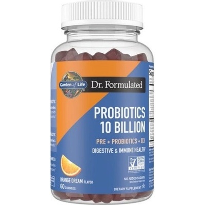 Garden of Life Dr. Formulated Probiotiká 10B Pomaranč medvedíky 60 ks