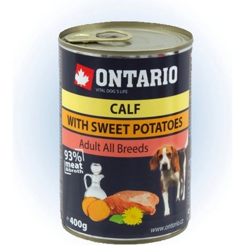 Ontario Mini Calf Sweetpotato Dandelion and linseed oil 400 g