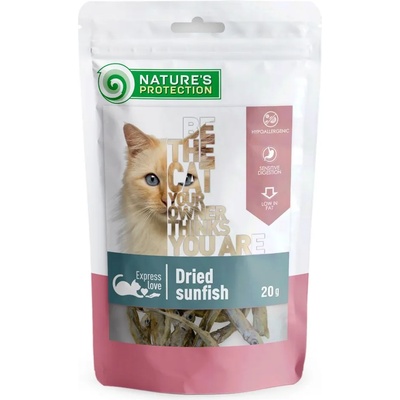 Natures protection котешки сушени слънчеви риби 20 г