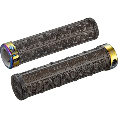 Supacaz Grizips Black Clear/Oil Slick Star Ringz