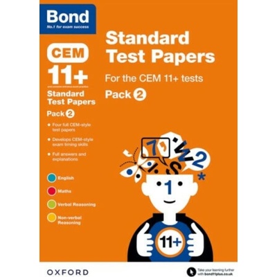 "Bond 11+: CEM: Standard Test Papers" - "Pack 2" ("Hughes Michellejoy")(Paperback / softback) – Hledejceny.cz