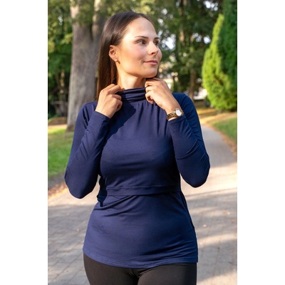 Jsem máma Bambusový kojicí rolák modrý