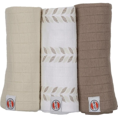 Lodger Swaddler Solid Matcha 70 x 70 Birch 3 ks