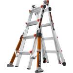 Little Giant Ladder Телескопична алуминиева стълба Little Giant Conquest 2.0 M17, 4x4 стъпала за всички терени (16337EN)