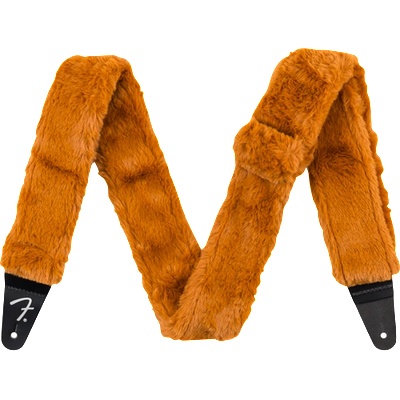 Fender Poodle Plush Strap, Rust