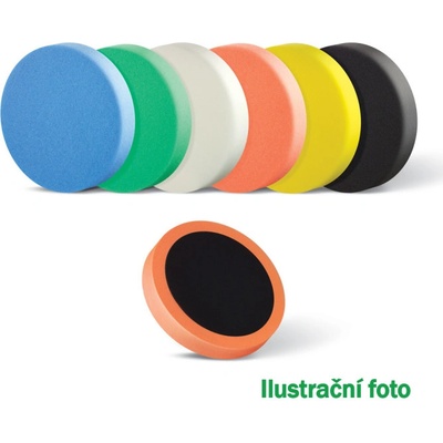 BOLL Houbička na leštění na suchý zip 150mm / 2,5cm střední oranžová