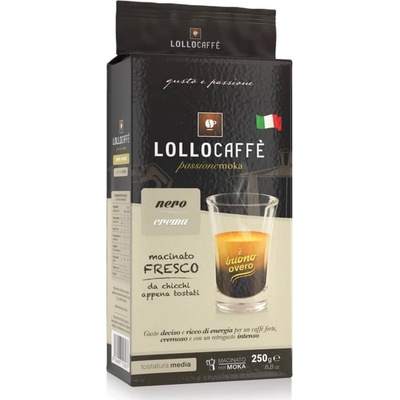 Lollo Caffé Mletá káva Miscela Nero Crema 250 g