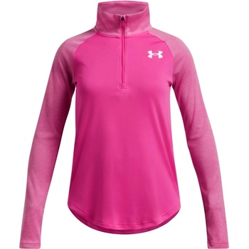 Under Armour Суитшърт с качулка Under Armour Tech Graphic 1/2 Zip-PNK 1379532-653 Размер YLG