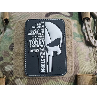 JACKETS TO GO Nášivka STORM PUNISHER plastová velcro