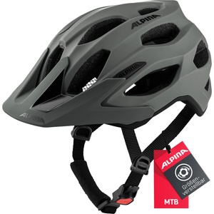 Alpina Carapax 2.0 MTB bicycle helmet, coffee gray matt, 52-57 cm - A9725134 (A9725134)