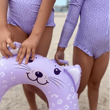 Swim Essentials Swim Essentials: Пояс ⌀55 см. за деца от 3+ години - "Lila Leopard (SWE-2023SE499)