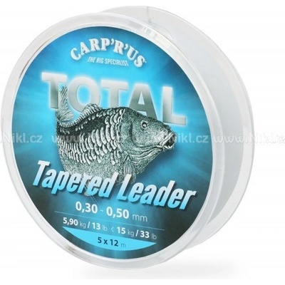Carp´R´Us Total Tapered Line 5x12 m 0,30-0,50 mm