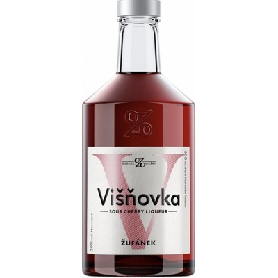 Žufánek Višňovka 20% 0,5 l (čistá fľaša)