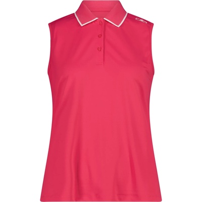 CMP Дамска поло тениска CMP Women's Polo Sleeveless Polo shirt - Magenta - размер 44 (EU) (916-1605-1016)