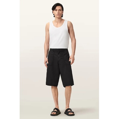 AllSaints къс панталон дамски с лен ECHO (M040TE)